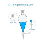 250ML Borosilicate Glass Conical Separating Funnel