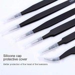 Precision 6-Piece Anti-Static Tweezers Set
