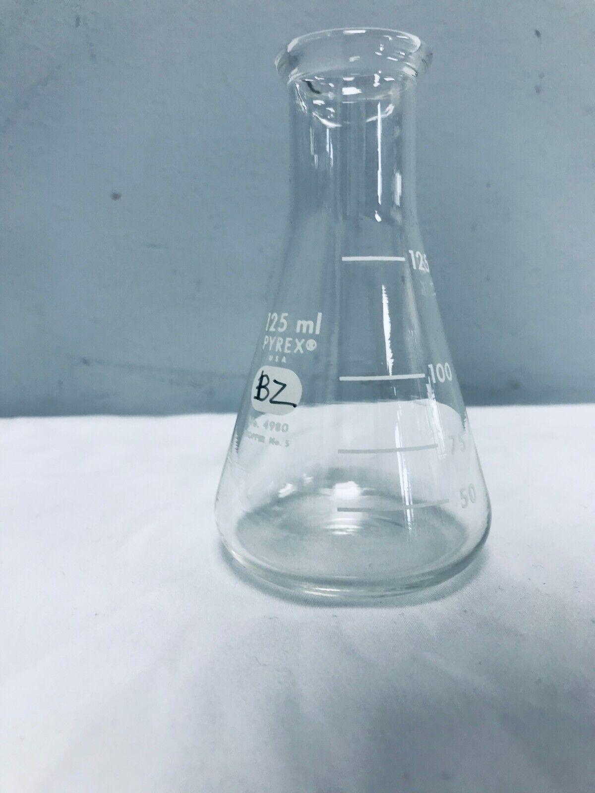 Pyrex Narrow Mouth Lab Glassware Flasks, Multiple Sizes