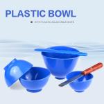EustomA 4Pcs Silicone Dental Lab Mixing Bowls