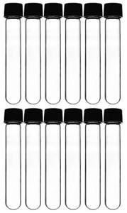 EISCO 12PK Borosilicate Test Tubes with Screw Caps