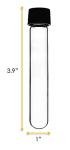 EISCO 12PK Borosilicate Test Tubes with Screw Caps