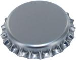 Silver Beer Bottle Caps - Oxygen Barrier - 500 Count