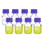 8 Pack 50ml Borosilicate Glass Storage Bottles