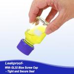 8 Pack 50ml Borosilicate Glass Storage Bottles