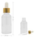 12-Pack Glass Dropper Bottles with Pipettes & Funnels