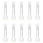 5ml Graduated Glass Volumetric Flask Set, 10 Pcs
