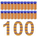 LVDALAB 2ML HPLC Autosampler Vials - 100 Pack