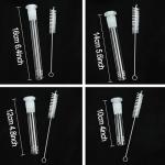 6-Pack Clear Glass Test Tube Down Stems 16CM