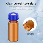 LVDALAB 2ML HPLC Autosampler Vials - 100 Pack