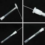 6-Pack Clear Glass Test Tube Down Stems 16CM