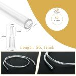 Large Syringes with Tubes for Liquids - 2 Sets