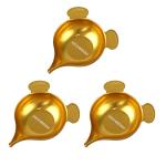 Medium Aluminum Powder Pans with Narrow Spout (3-Pack)