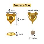 Medium Aluminum Powder Pans with Narrow Spout (3-Pack)