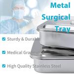 Stainless Steel Medical Surgical Tray Organizer – 2 Sizes
