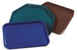 CFS Cafe Slate Plastic Fast Food Tray, 14"x18
