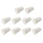 BokWin 10 Pack Tapered Rubber Lab Stoppers