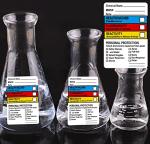 Chemical Safety Data Stickers - 250 Labels 2"x3