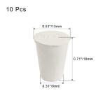 BokWin 10 Pack Tapered Rubber Lab Stoppers