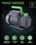 Lichamp 3.5 CFM Single Stage Vacuum Pump