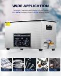 CREWORKS 600W Ultrasonic Cleaner with Heater, 30L