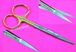 German Iris Supercut Curved Micro Dissecting Scissors 4.5