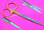 German Iris Supercut Curved Micro Dissecting Scissors 4.5