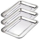 Lyuxzad Stainless Steel Dental Trays - 3 Pack