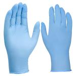 Blue Disposable Nitrile Exam Gloves - 100 ct