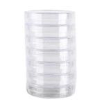 10-Pack Plastic Petri Dishes with Lids