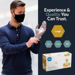 Medical Vinyl Examination Gloves - X-Large, 100 Count