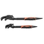 Adjustable 2-Piece Spanner and Pipe Wrench Set