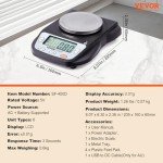 VEVOR 600g High Precision Lab Scale with LCD Display