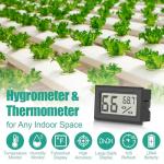 12-Pack Mini Digital Thermometer and Hygrometer Set
