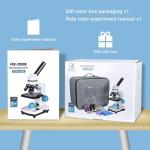 Kids & Adults Monocular Microscope 40X-2000X with LED