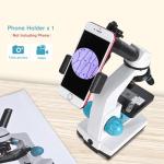 Kids & Adults Monocular Microscope 40X-2000X with LED