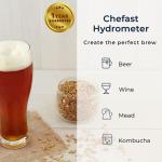 Chefast Triple-Scale Hydrometer Kit for Home Brewing