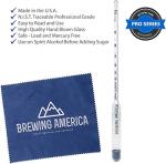 Alcohol Meter Test Kit: 0-200 Proof, American-Made