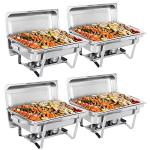 Stainless Steel 8 Qt Chafer Buffet Set