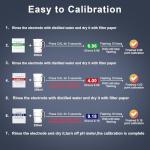High Accuracy Digital pH Meter with Calibration Powders
