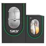 3D Printer Enclosure with Thermo-Hygrometer and LED Light