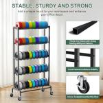 Heavy-Duty 3D Printer Filament Storage Rack with Wheels