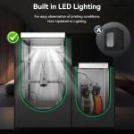 3D Printer Enclosure with Thermo-Hygrometer and LED Light