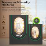 3D Printer Enclosure with Thermo-Hygrometer and LED Light