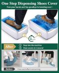 Automatic Shoe Cover Dispenser with 200 Disposable Covers