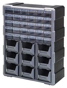 Clear Plastic Parts Storage Cabinet with 30 Drawers