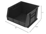 Akro-Mils Stackable Plastic Storage Bins - 3-Pack