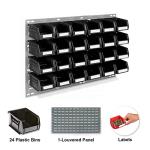 Titan 1275 Piece Plastic Bin Set with Panel