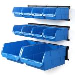 Wallmaster Wall Mounted Storage Bins and Organizer