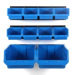 Wallmaster Wall Mounted Storage Bins and Organizer